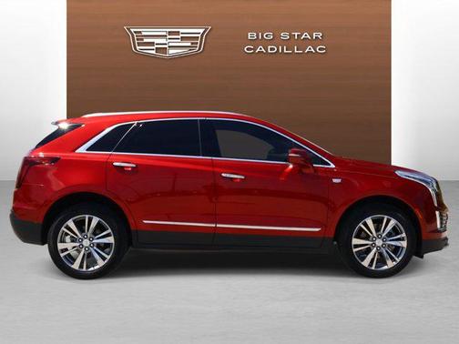 Radiant Red Tintcoat 2025 Cadillac XT5 Premium Luxury