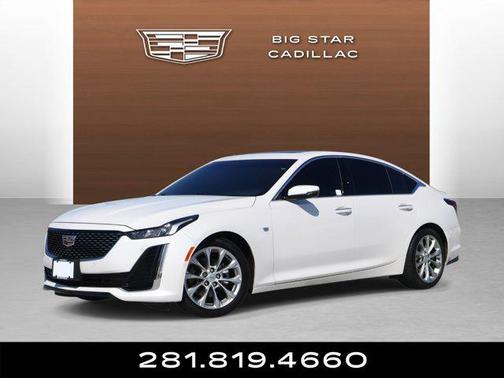Crystal White Tricoat 2024 Cadillac CT5 Premium Luxury