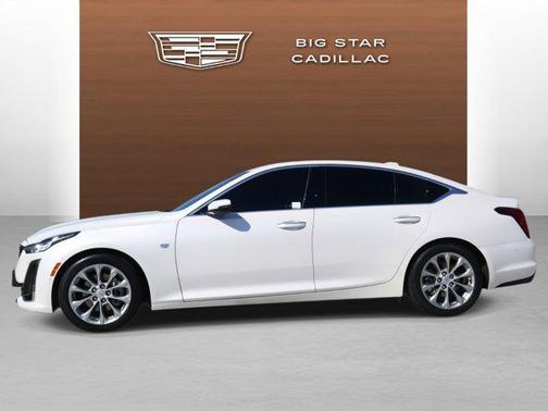 Crystal White Tricoat 2024 Cadillac CT5 Premium Luxury
