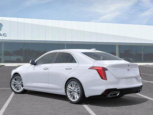 Summit White 2026 Cadillac CT4 Premium Luxury RWD