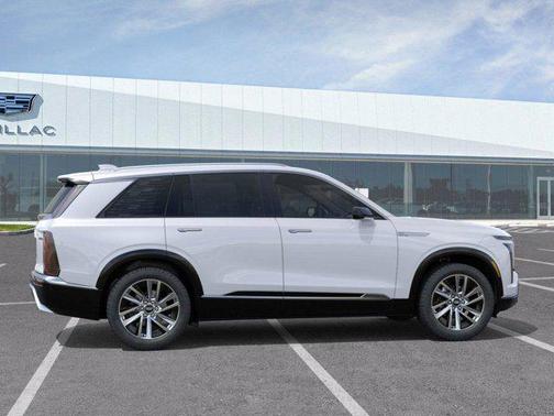 Vibrant White Tricoat 2026 Cadillac VISTIQ Luxury