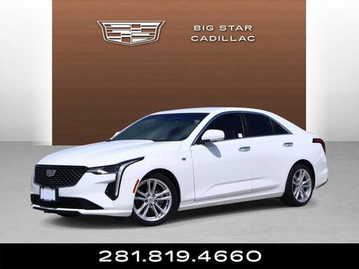 Summit White 2024 Cadillac CT4 Luxury