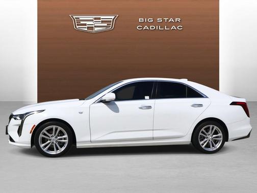 Summit White 2024 Cadillac CT4 Luxury