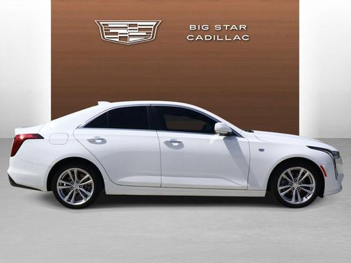 Summit White 2024 Cadillac CT4 Luxury