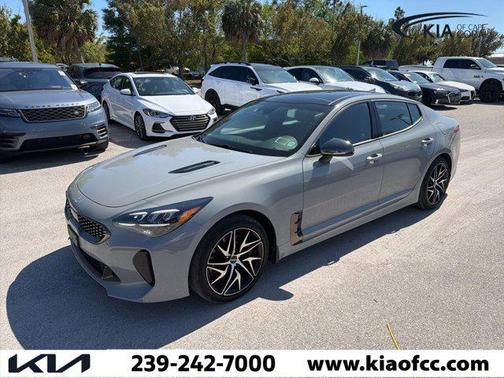 Ceramic Silver 2023 Kia Stinger GT-Line