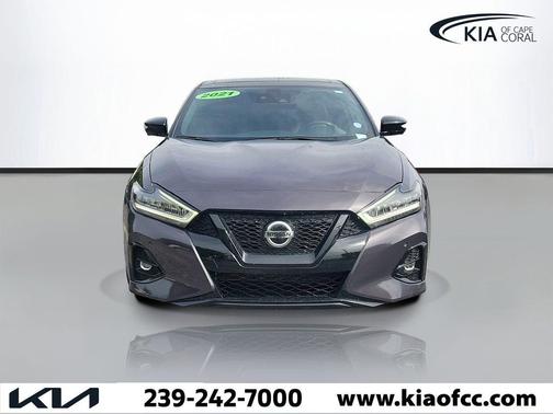 Ruby Slate Gray Pearl w/Black Roof 2021 Nissan Maxima 3.5 Platinum