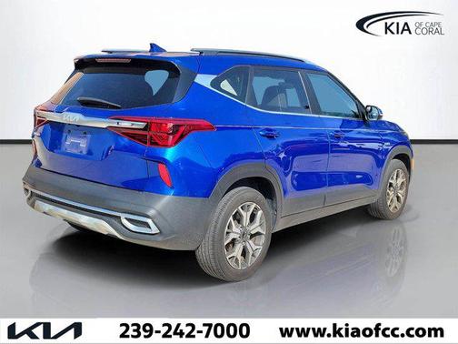 Neptune Blue 2023 Kia Seltos EX