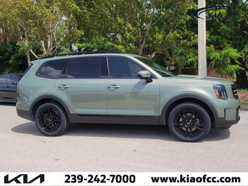 Jungle Green 2024 Kia Telluride SX X-Line