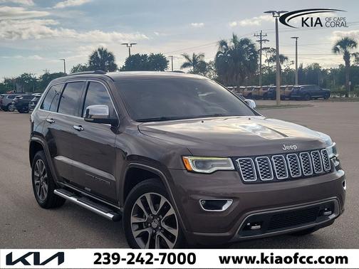 Walnut Brown Metallic Clearcoat 2017 Jeep Grand Cherokee Overland