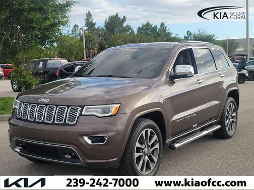 Walnut Brown Metallic Clearcoat 2017 Jeep Grand Cherokee Overland