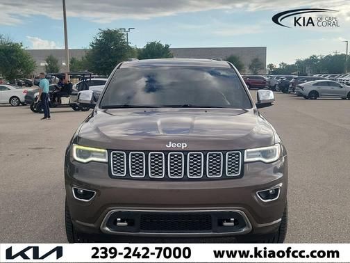 Walnut Brown Metallic Clearcoat 2017 Jeep Grand Cherokee Overland