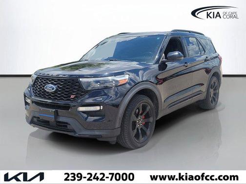 AGATE BLACK METALLIC 2021 Ford Explorer ST