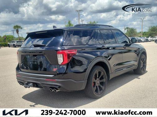 AGATE BLACK METALLIC 2021 Ford Explorer ST
