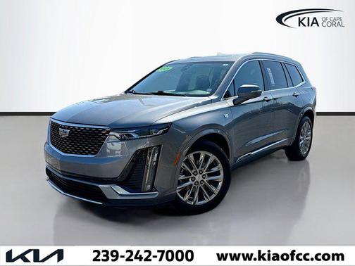 Satin Steel Metallic 2021 Cadillac XT6 Premium Luxury AWD