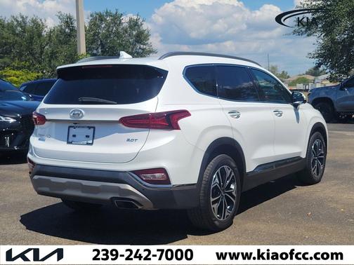 Quartz White 2020 Hyundai SANTA FE Limited 2.0T