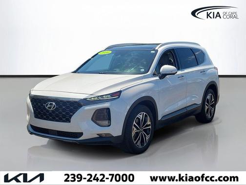 Quartz White 2020 Hyundai SANTA FE Limited 2.0T