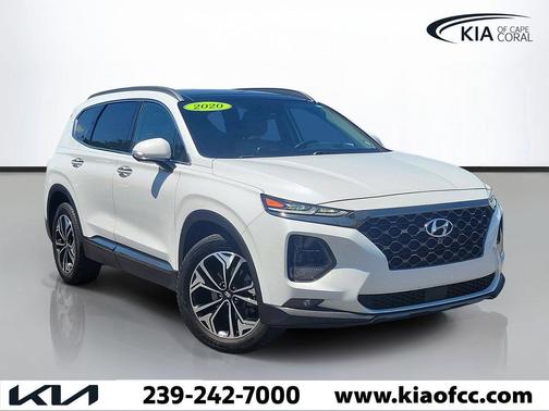 Quartz White 2020 Hyundai SANTA FE Limited 2.0T