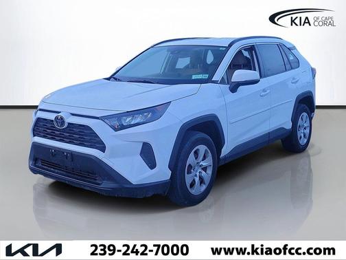 Super White 2020 Toyota RAV4 LE
