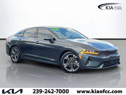 Gravity Gray 2021 Kia K5 EX