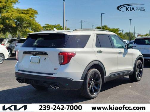STAR WHITE MET TRI-COAT 2022 Ford Explorer ST
