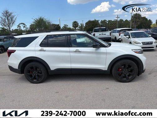 STAR WHITE MET TRI-COAT 2022 Ford Explorer ST