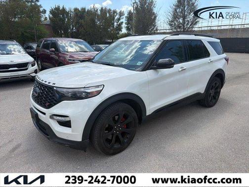 STAR WHITE MET TRI-COAT 2022 Ford Explorer ST