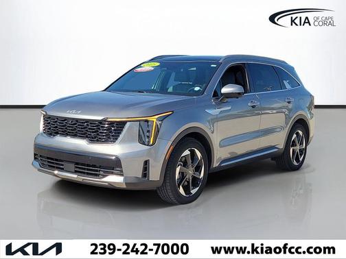 Steel Gray 2025 Kia Sorento Hybrid SX Prestige