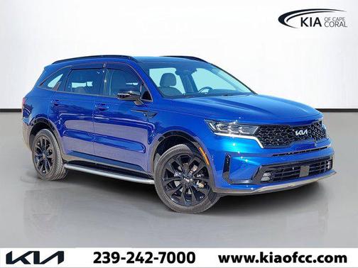 Sapphire Blue 2022 Kia Sorento SX