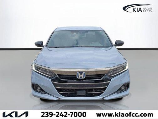 Platinum White Pearl 2022 Honda Accord Hybrid Sport