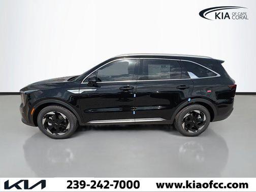 Aurora Black Pearl 2026 Kia Sorento Hybrid EX