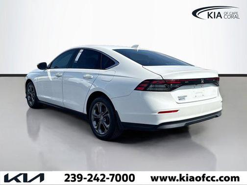 Platinum White Pearl 2023 Honda Accord EX