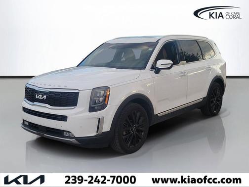 Glacial White Pearl 2022 Kia Telluride SX