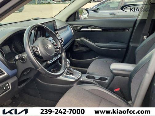 Cherry Black 2021 Kia Seltos S