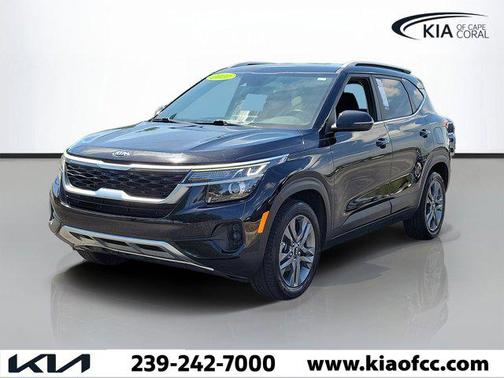 Cherry Black 2021 Kia Seltos S