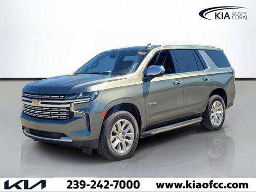 Silver Sage Metallic 2024 Chevrolet Tahoe Premier