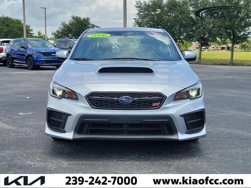 Ice Silver Metallic 2020 Subaru WRX STI Limited w/Lip