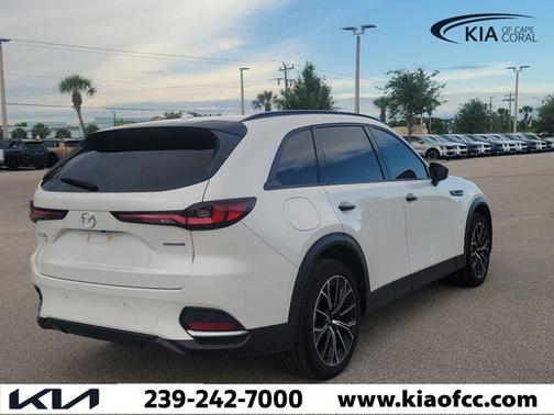 Rhodium White Premium 2025 Mazda CX-70 PHEV Premium Plus Package
