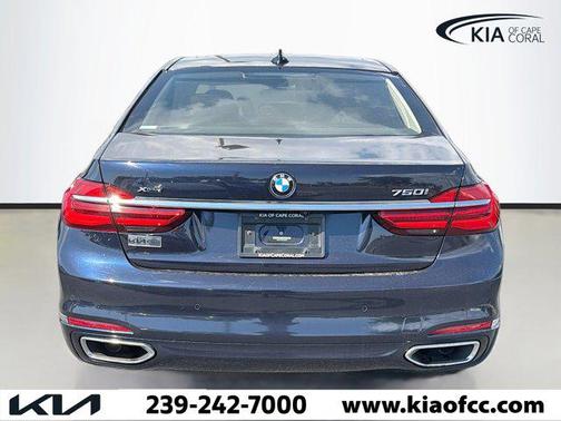 Imperial Blue Metallic 2018 BMW 750 i xDrive