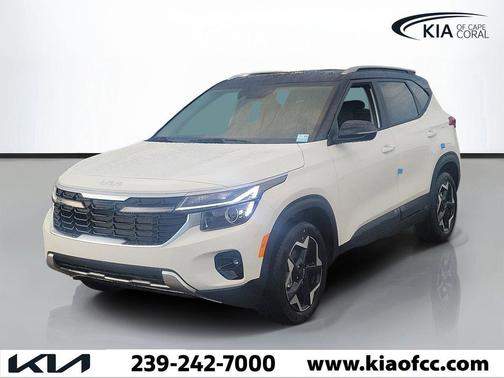 Clear White/Black Roof 2026 Kia Seltos S