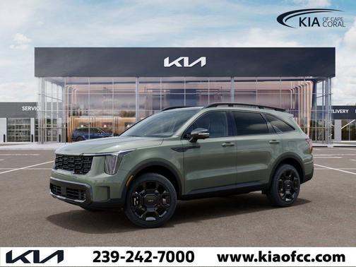 Jungle Green 2026 Kia Sorento SX