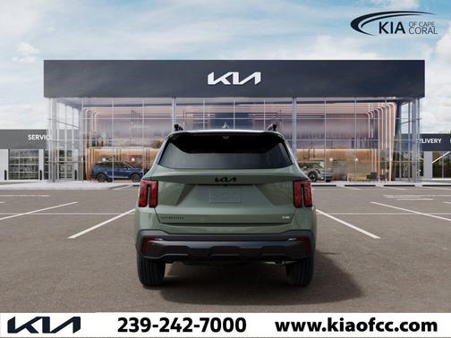 Jungle Green 2026 Kia Sorento SX