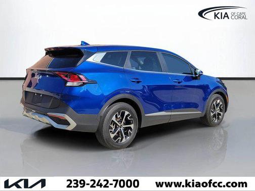 Sapphire Blue 2023 Kia Sportage EX