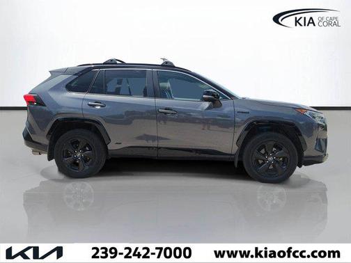 Magnetic Gray Metallic w/Midnight Black Roof 2020 Toyota RAV4 Hybrid SE