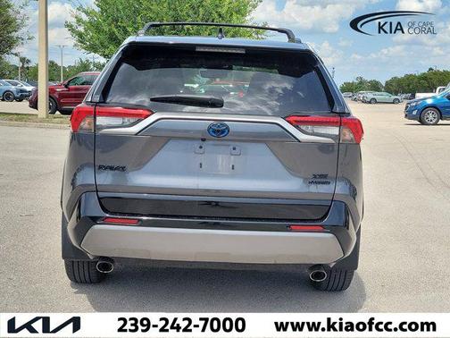 Magnetic Gray Metallic w/Midnight Black Roof 2020 Toyota RAV4 Hybrid SE