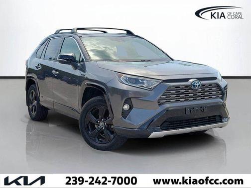 Magnetic Gray Metallic w/Midnight Black Roof 2020 Toyota RAV4 Hybrid SE