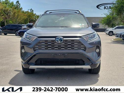 Magnetic Gray Metallic w/Midnight Black Roof 2020 Toyota RAV4 Hybrid SE