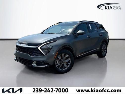 Shadow Matte Gray 2025 Kia Sportage Hybrid SX-Prestige