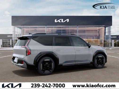Gray / Black 2026 Kia EV9 GT-Line