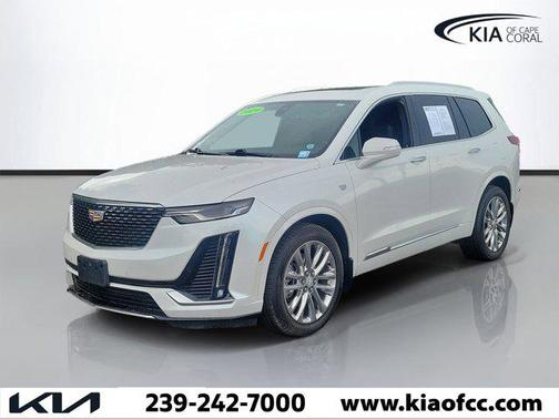 Crystal White Tricoat 2021 Cadillac XT6 Premium Luxury AWD