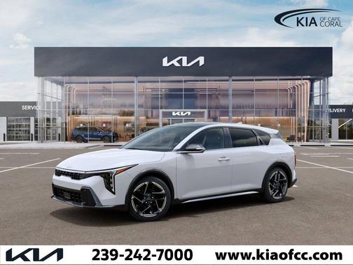 White Pearl 2026 Kia K4 GT-Line